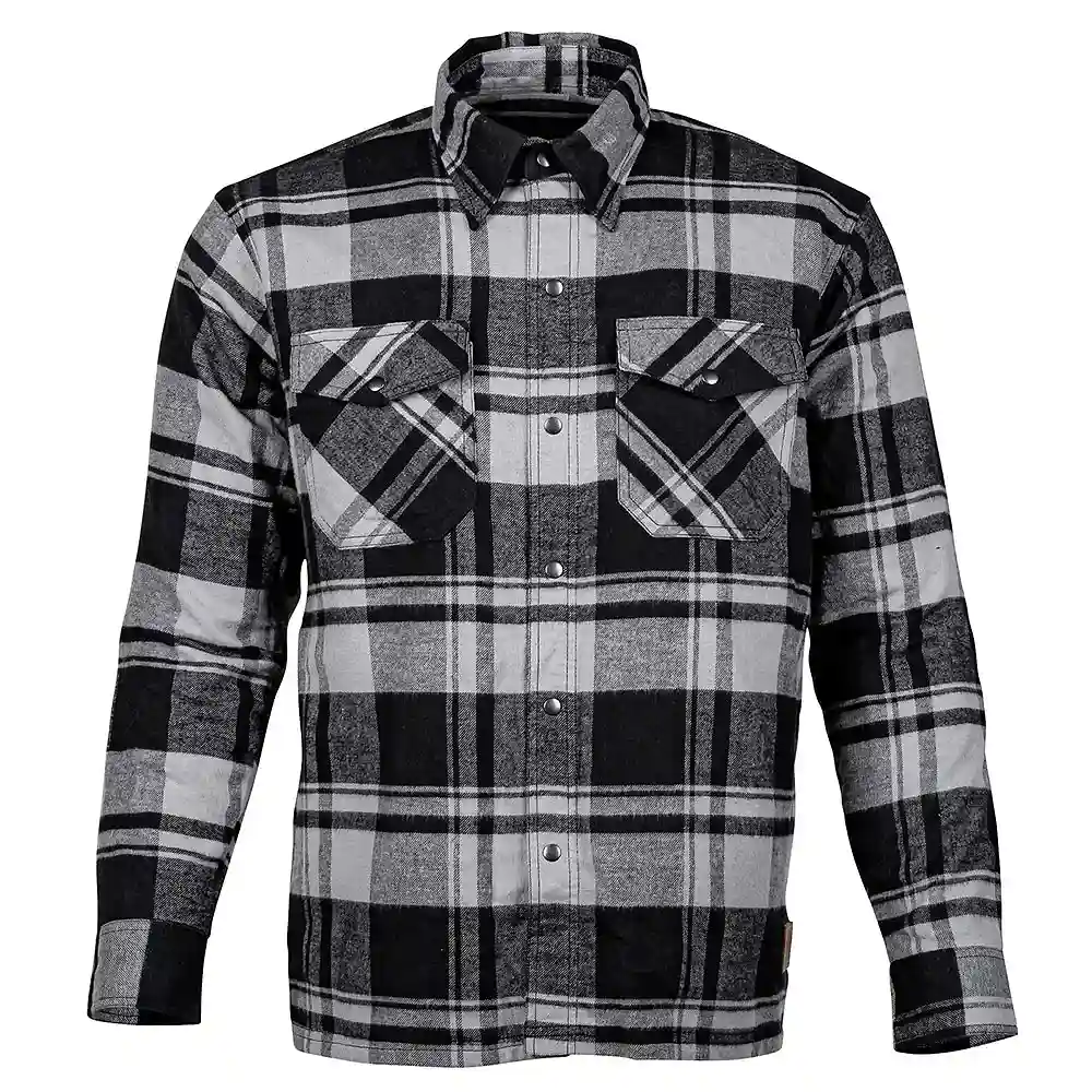 Toma estructural y acabado gráfico Gris Tormenta, 3XL del modelo THE BENDER Franela - Moto Garage Miami