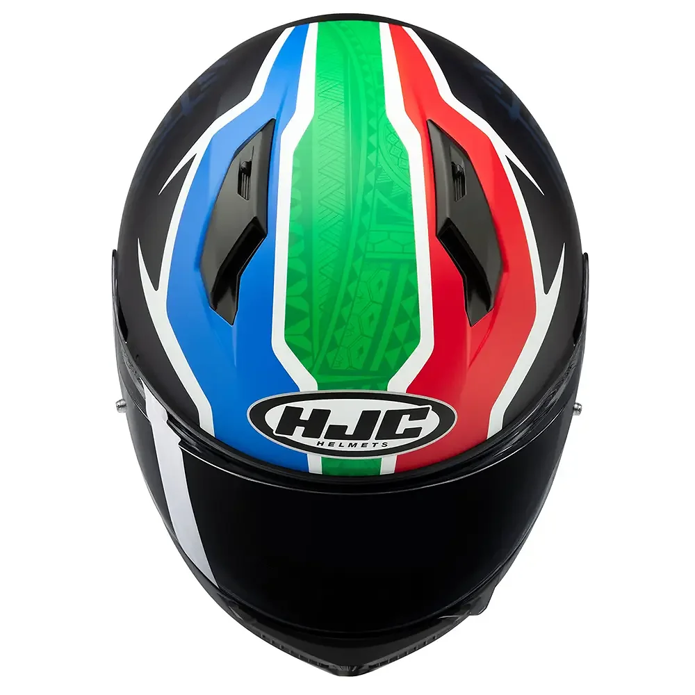 Detalle posterior y spoiler integrado del equipamiento C10 Brad Binder BB33 LTD / Casco HJC - Moto Garage Miami