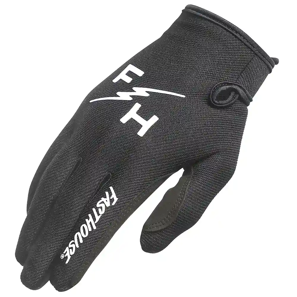 Detalle de pintura y diseño en tonalidad Negro, 2XL del Carbon Eternal / Guantes - Moto Garage Miami