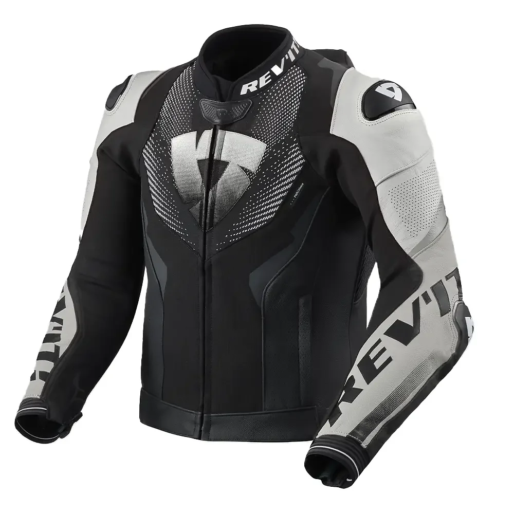 Acabado de fábrica en color Negro/Blanco, 56 para el Hyperspeed 3 Pro / Chaqueta ! - Moto Garage Miami