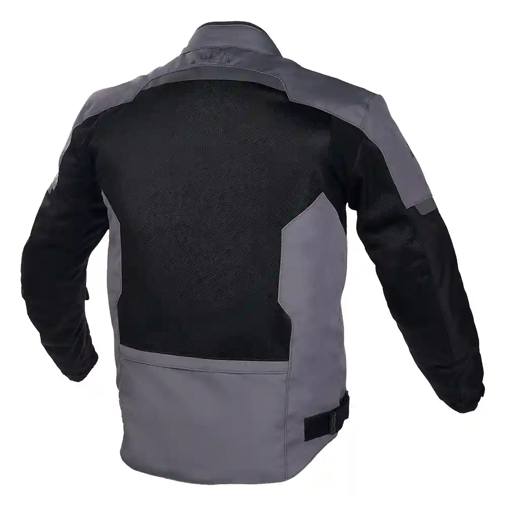 Vista frontal y diseño de calota del DRAFT AIR 2.0 Chaqueta Tourmaster - Moto Garage Miami