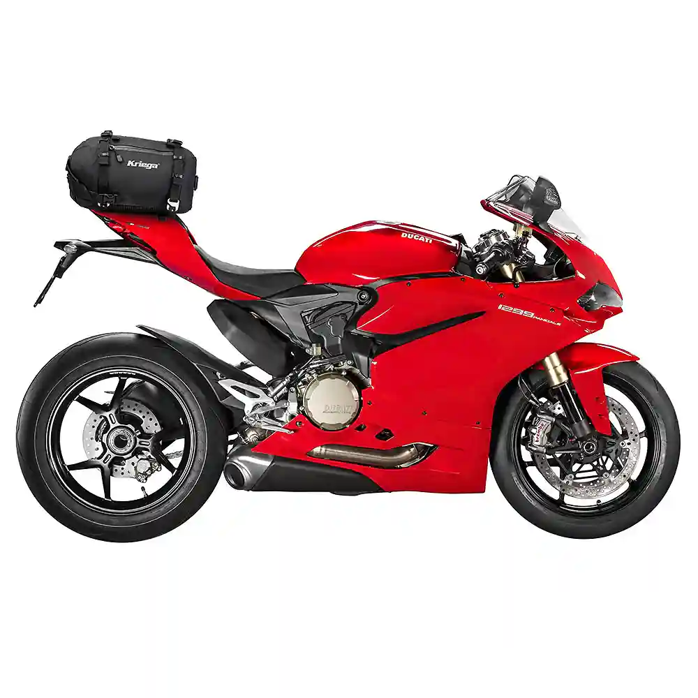 Vista frontal y diseño de calota del Montaje US-DRYPACK DUCATI PANIGALE 959/1299 - Moto Garage Miami