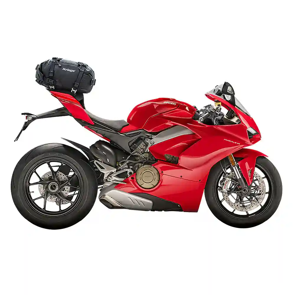 Vista frontal y diseño de calota del Montaje US-DRYPACK DUCATI PANIGALE V4 - Moto Garage Miami