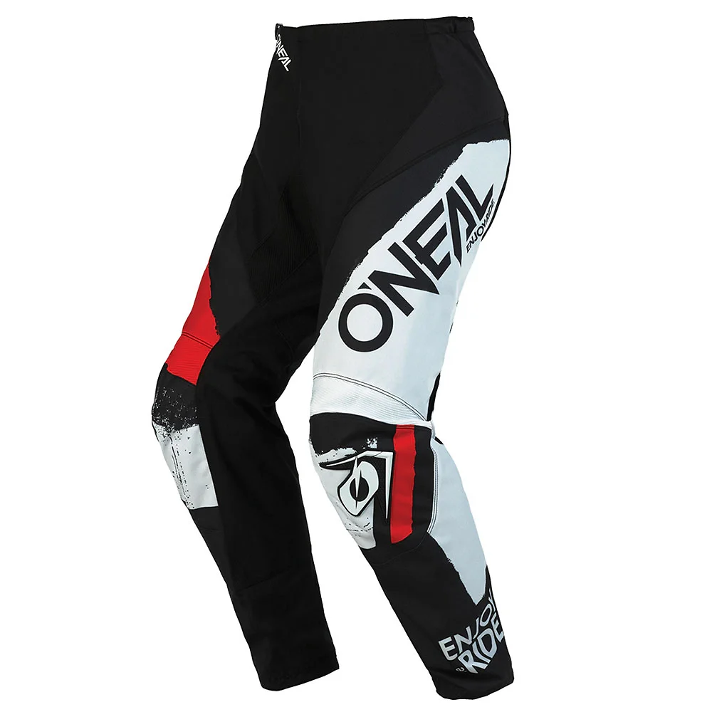 Toma estructural y acabado gráfico Negro/Rojo, 38 del modelo Pantalón O'Neal ELEMENT SHOCKER - Moto Garage Miami