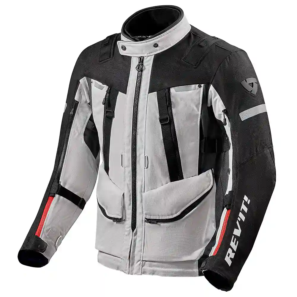 Detalle de pintura y diseño en tonalidad Plata/Negro, 2XL del Sand 4 H2O / Chaqueta ! - Moto Garage Miami