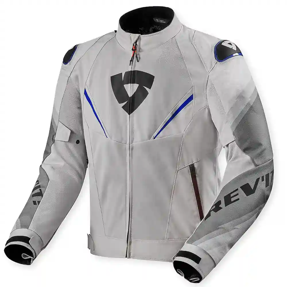 Toma estructural y acabado gráfico Plata/Azul, 3XL del modelo Quantum 3 Air / Chaqueta ! - Moto Garage Miami