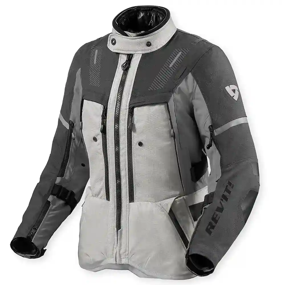 Toma estructural y acabado gráfico Plata/Antracita, 46 del modelo Sand 5 H2O Mujer / Chaqueta ! - Moto Garage Miami
