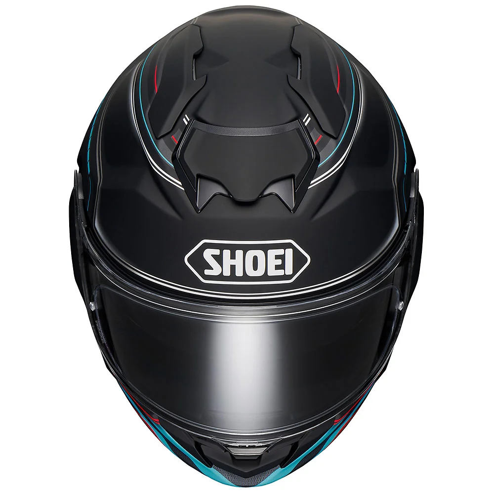 Detalle posterior y spoiler integrado del equipamiento GT-AIR 3 DISCIPLINE / Casco SHOEI - Moto Garage Miami