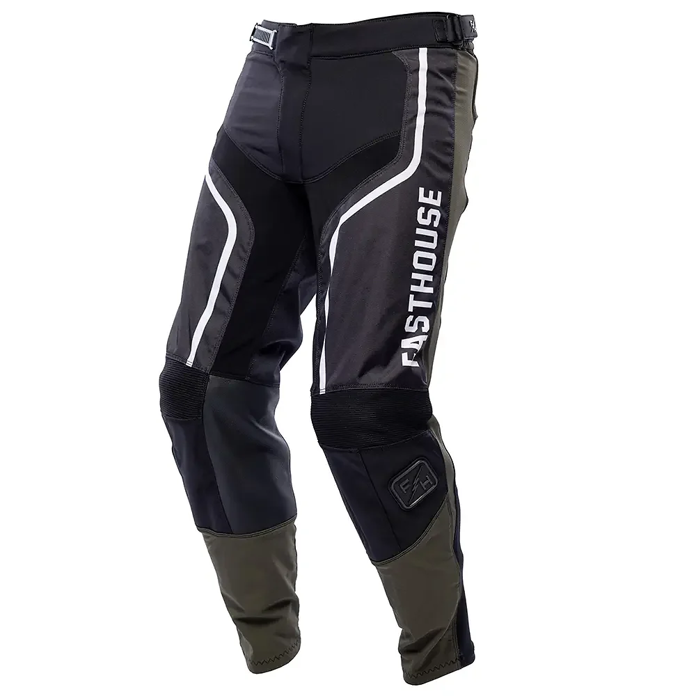Toma estructural y acabado gráfico Negro/Blanco, 44 del modelo Grindhouse Hudson / Pantalón - Moto Garage Miami