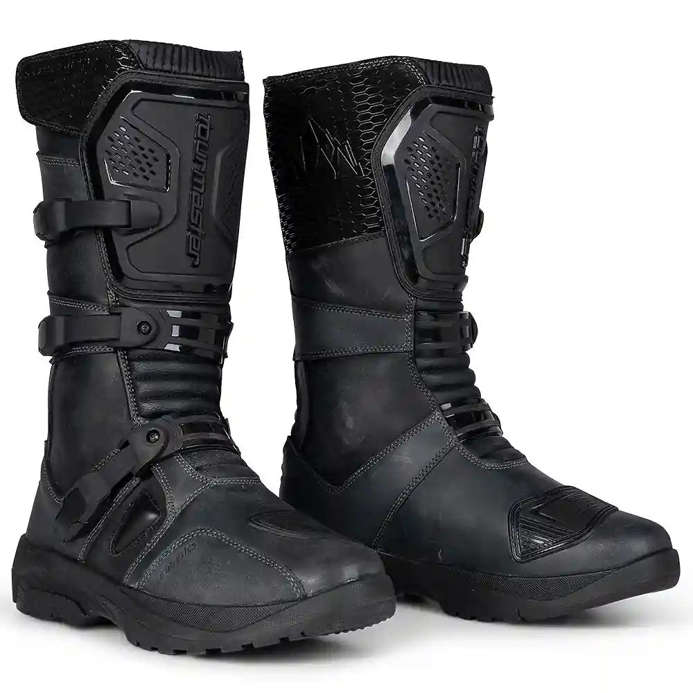 Acabado de fábrica en color Gris/Negro, 14 para el HIGHLANDER ADV Botas - Moto Garage Miami