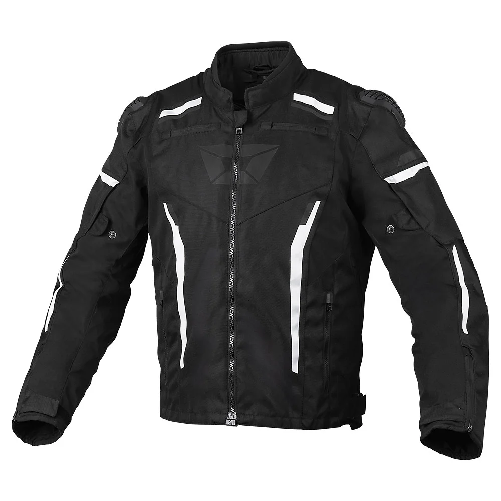 Toma estructural y acabado gráfico Negro/Blanco, 3XL del modelo HYPER-TEC 2.0 Chaqueta - Moto Garage Miami