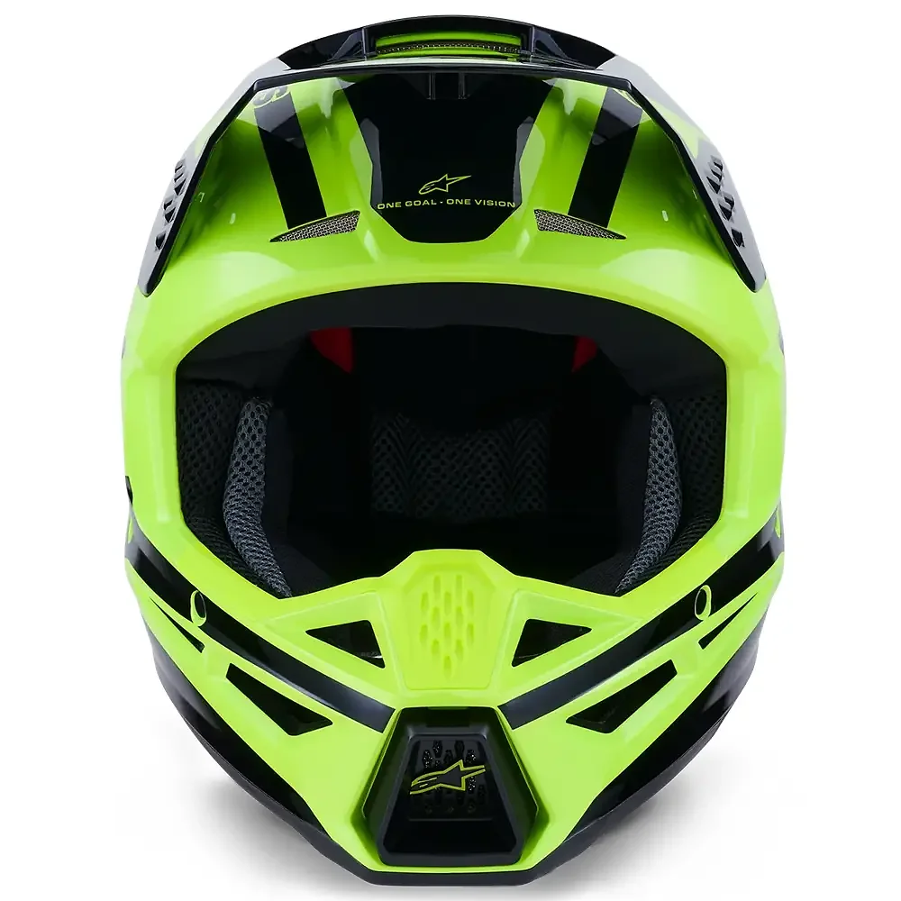 Acabados interiores y sistema de retención del modelo SM3 HEAT Casco Alpinestars - Moto Garage Miami