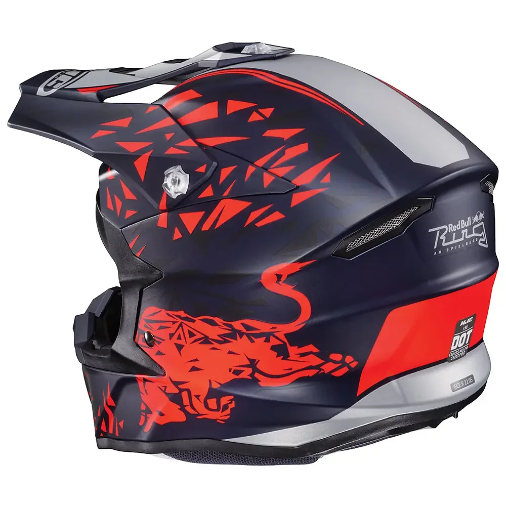 Acabados interiores y sistema de retención del modelo i50 RED BULL SPIELBERG Casco HJC - Moto Garage Miami
