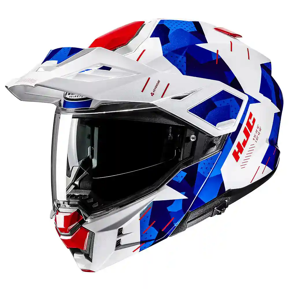Detalle de pintura y diseño en tonalidad MC-21, 2XL del i80 ROKI / Casco - Moto Garage Miami