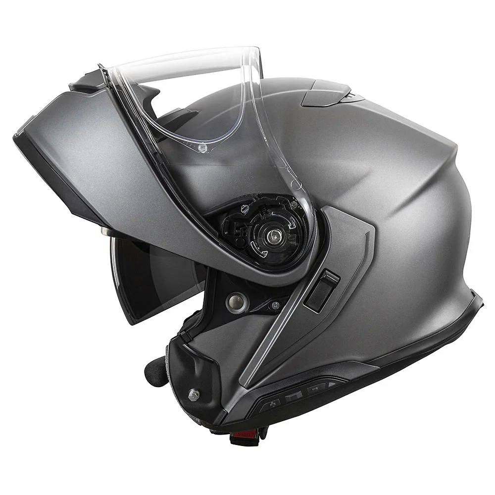 Acabados interiores y sistema de retención del modelo NEOTEC 3 / Casco SHOEI - Moto Garage Miami
