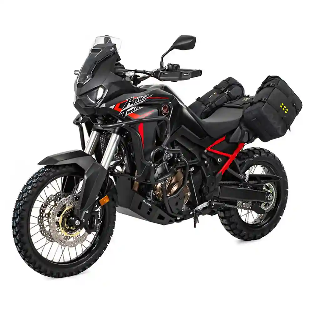 Vista frontal y diseño de calota del Base-OS HONDA CRF 1100L AFRICA TWIN - Moto Garage Miami