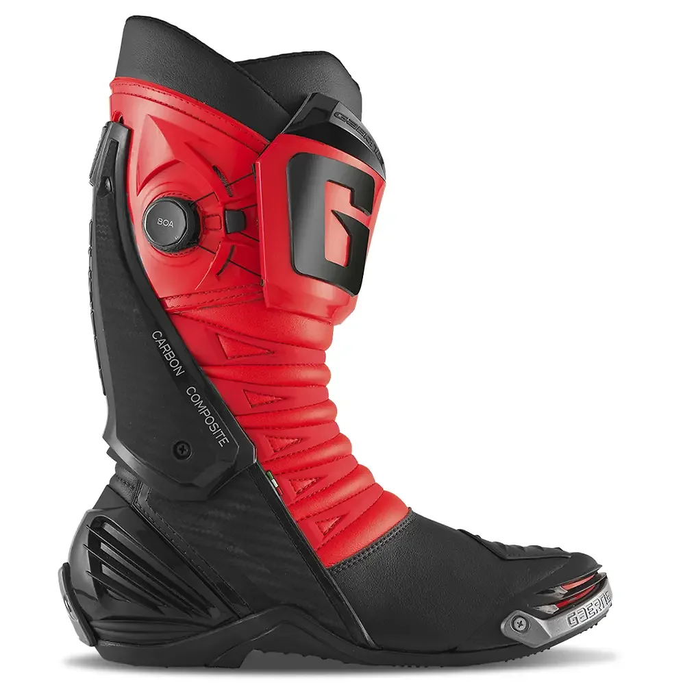 Acabado de fábrica en color Negro/Rojo, 12 para el GP1 LS - Moto Garage Miami