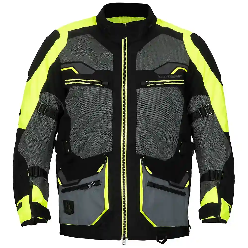 Materiales y estética visual de la versión Alta Visibilidad, 2XL del RIDGECREST ADV / Chaqueta - Moto Garage Miami