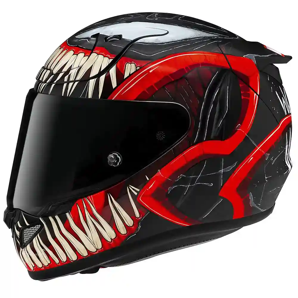 Acabados interiores y sistema de retención del modelo RPHA 12N VENOM III / Casco HJC - Moto Garage Miami