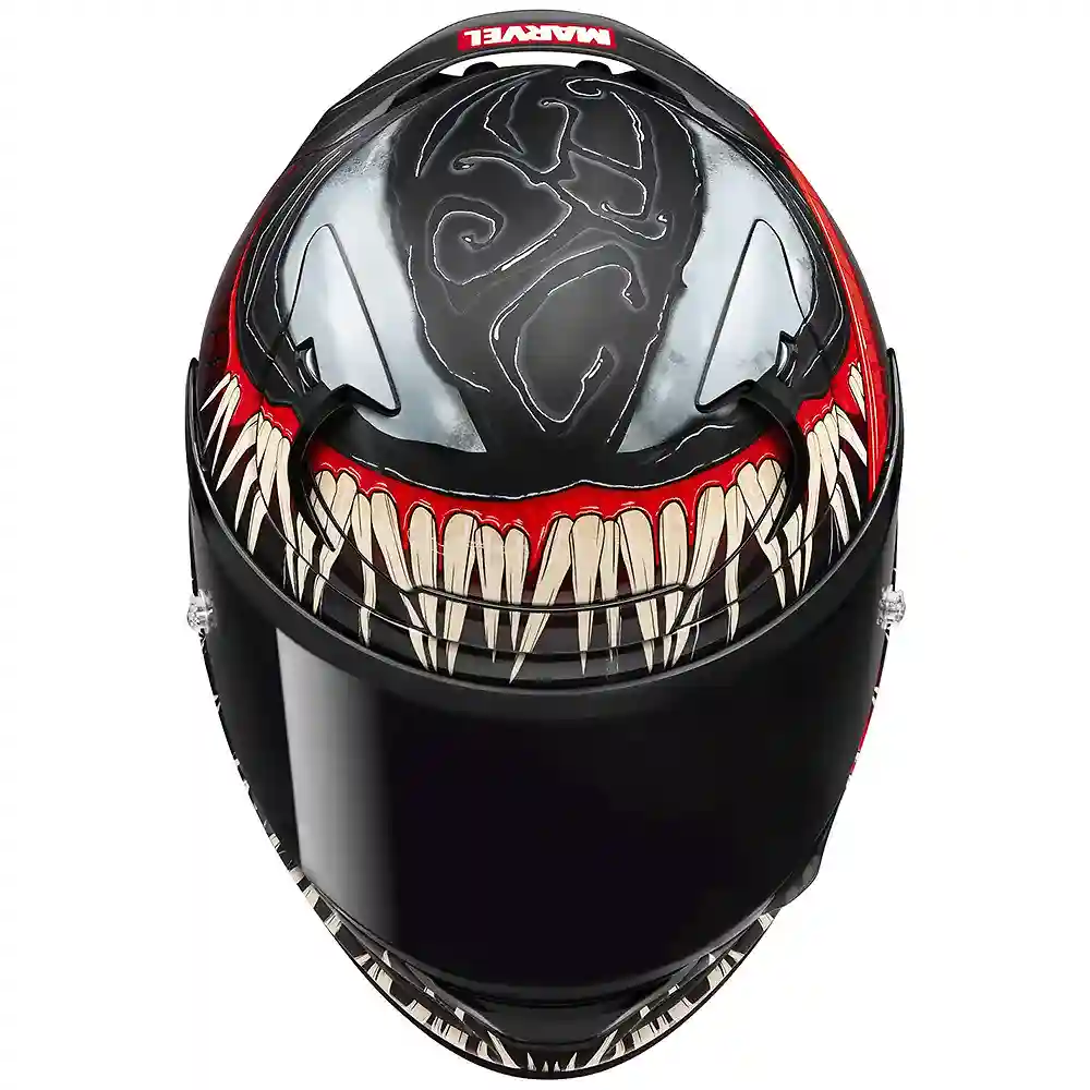 Perfil aerodinámico y sistema de ventilación del RPHA 12N VENOM III / Casco HJC - Moto Garage Miami
