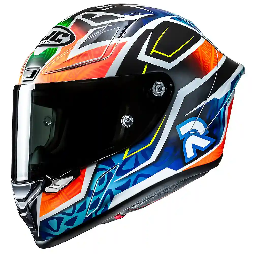 Toma estructural y acabado gráfico 2XL del modelo RPHA 1N BRAD BINDER / Casco - Moto Garage Miami