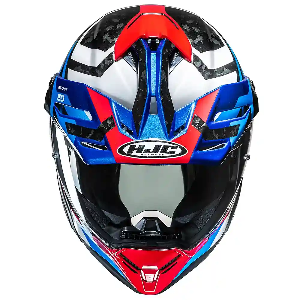 Detalle posterior y spoiler integrado del equipamiento RPHA 60 Dakar / Casco HJC - Moto Garage Miami