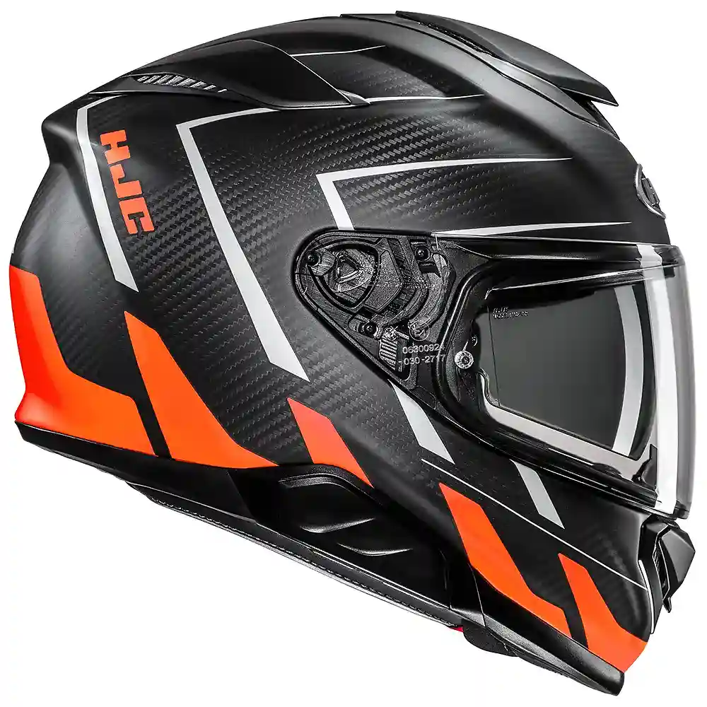 Perfil aerodinámico y sistema de ventilación del RPHA 71 CARBON CANO / Casco HJC - Moto Garage Miami