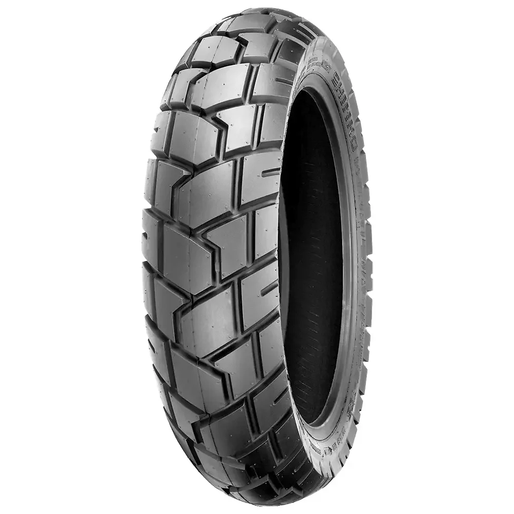 Vista frontal y diseño de calota del Shinko 150/70R17 69H - Moto Garage Miami
