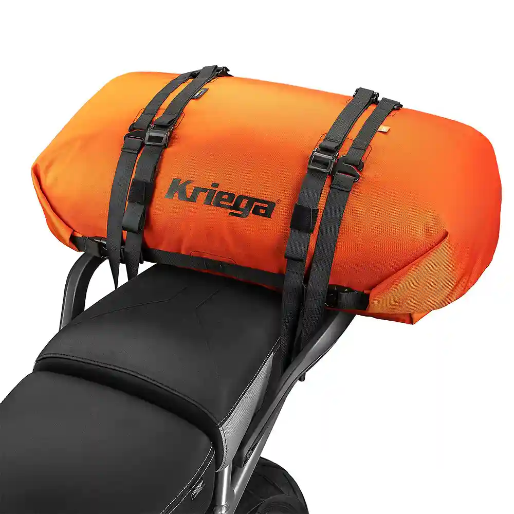 Acabado de fábrica en color Naranja para el ROLLPACK 40 - Moto Garage Miami