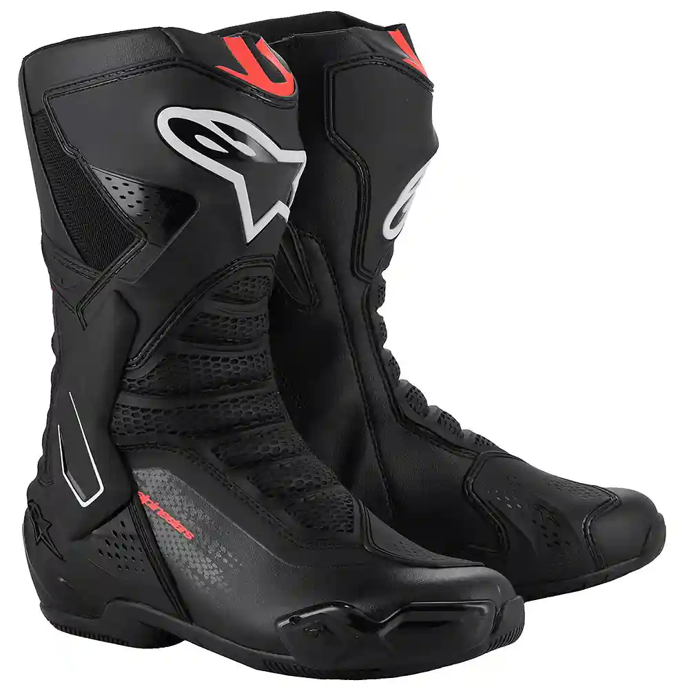 Toma estructural y acabado gráfico Negro/Blanco/Rojo Gráfico, 50 del modelo SMX-6 V3 Botas - Moto Garage Miami