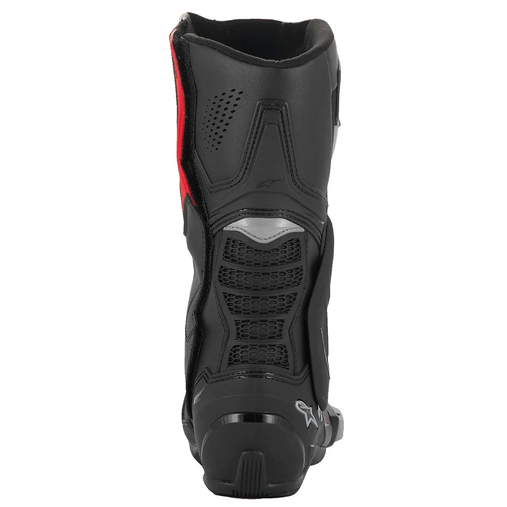 Primer plano de la construcción y material del SMX-6 V3 ventiladas Botas Alpinestars - Moto Garage Miami