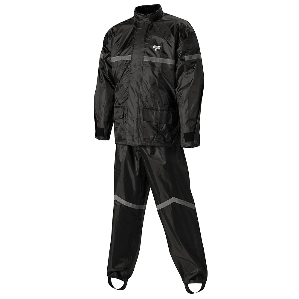 Toma estructural y acabado gráfico Negro/Negro, 4XL del modelo Traje De Lluvia 2P SR-6000 STORMRIDER - Moto Garage Miami