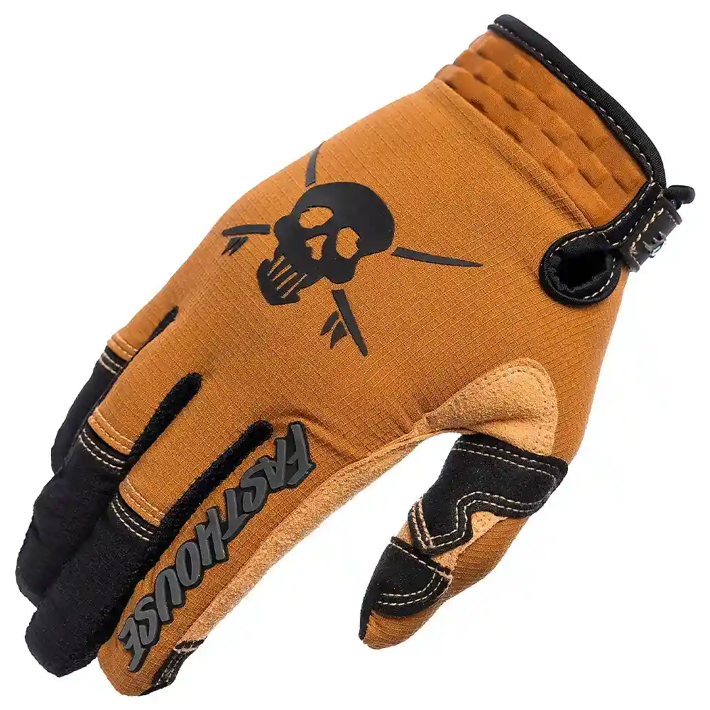 Materiales y estética visual de la versión Camello, 2XL del Sanguaro Bennet / Guantes - Moto Garage Miami