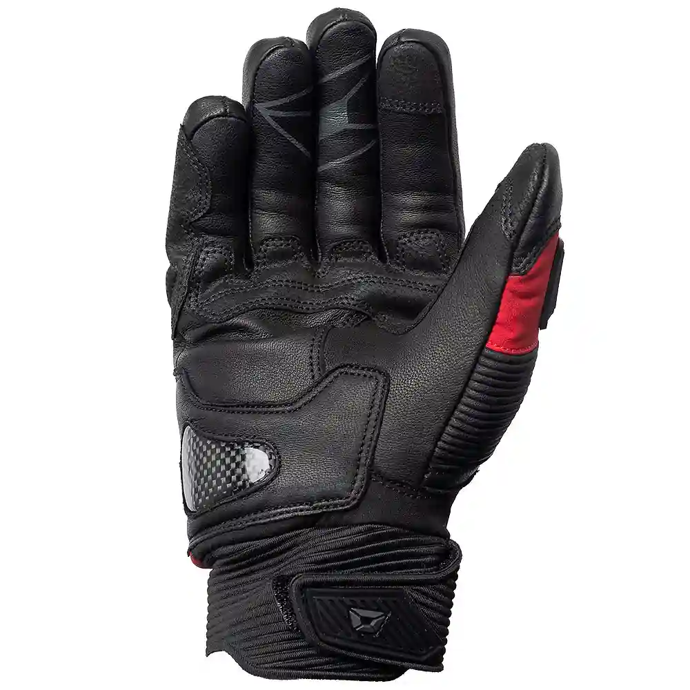 Vista frontal y diseño de calota del Guantes Sonic-Flo Plus Impermeables - Moto Garage Miami