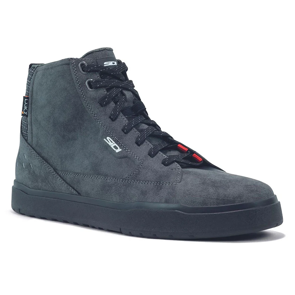 Detalle de pintura y diseño en tonalidad Full Negro, 50 del ARX Impermeables Zapatillas - Moto Garage Miami