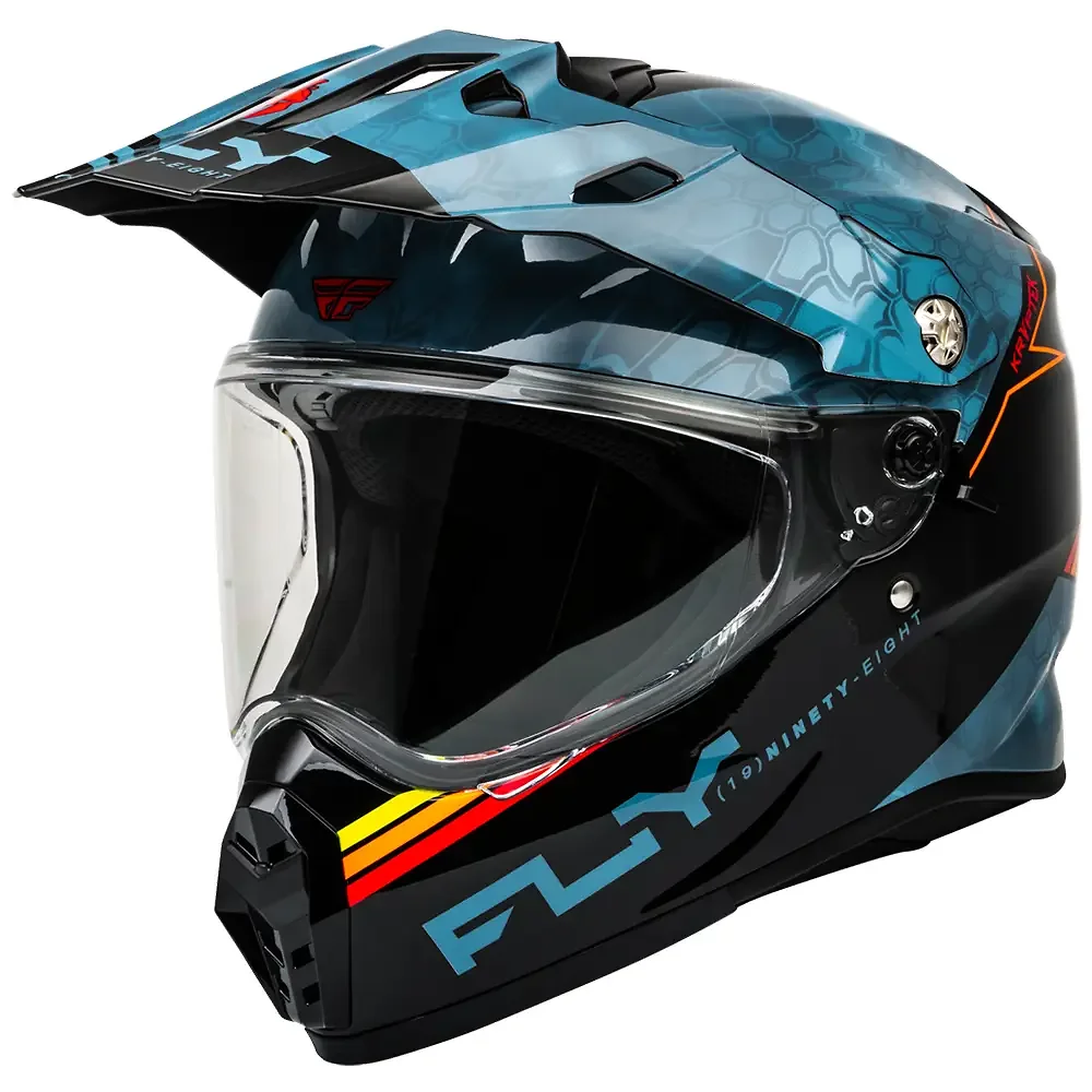 Materiales y estética visual de la versión Pizarra/Negro/Rojo, 2XL del TREKKER KRYPTEK CONCEAL Casco - Moto Garage Miami