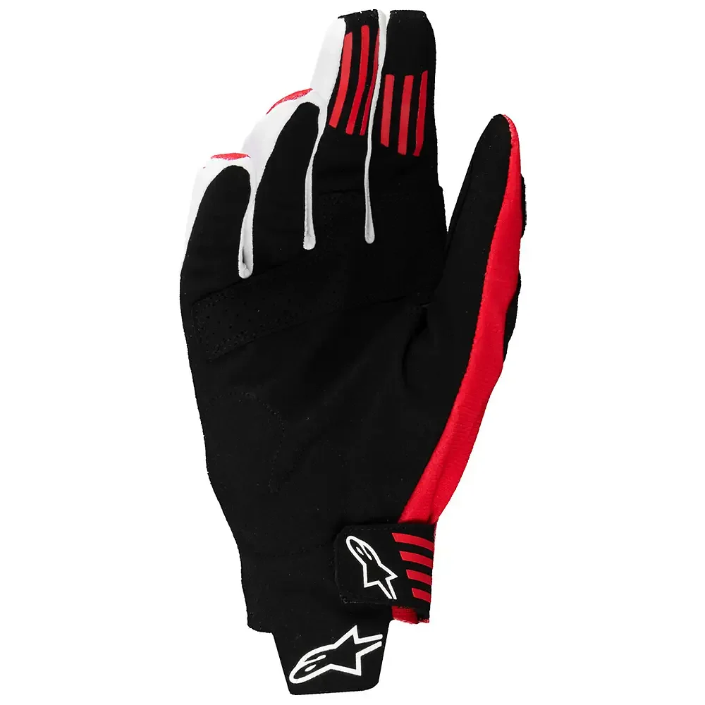 Acabados interiores y sistema de retención del modelo Guantes Alpinestars TECHSTAR - Moto Garage Miami