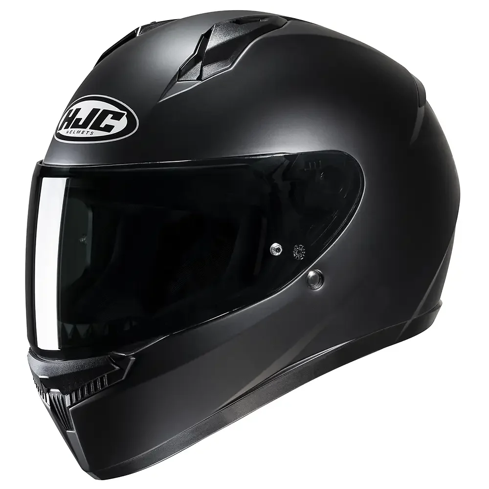 Detalle de pintura y diseño en tonalidad Negro Mate, 2XL del C10 / Casco - Moto Garage Miami
