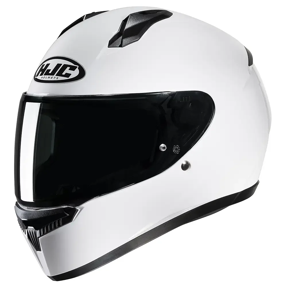 Detalle de pintura y diseño en tonalidad Blanco, 2XL del C10 / Casco - Moto Garage Miami