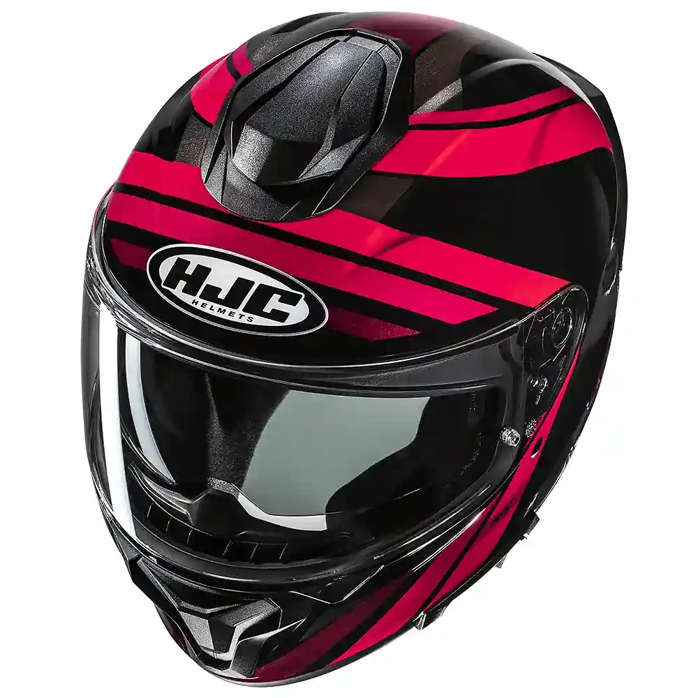 Perfil aerodinámico y sistema de ventilación del C71 FABER / Casco HJC - Moto Garage Miami