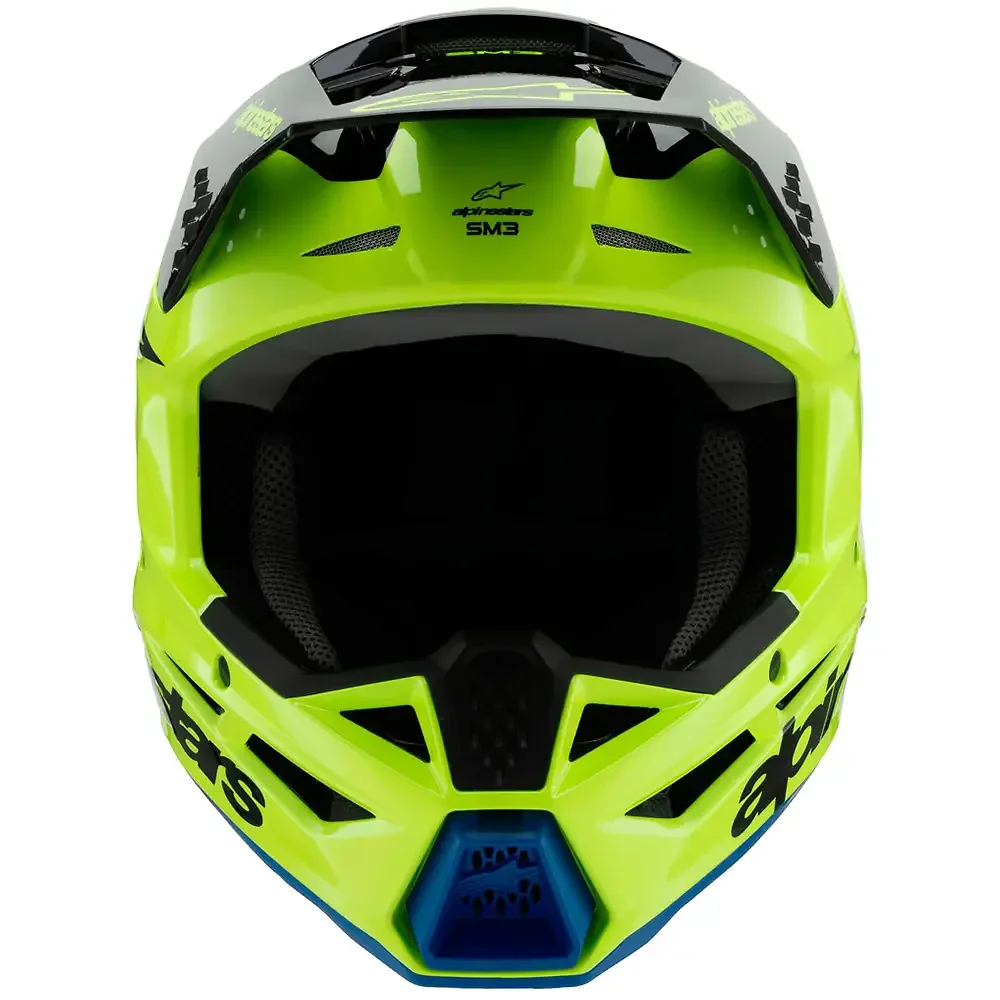 Acabados interiores y sistema de retención del modelo SM3 RADIUM (NIÑOS) - Casco Alpinestars - Moto Garage Miami