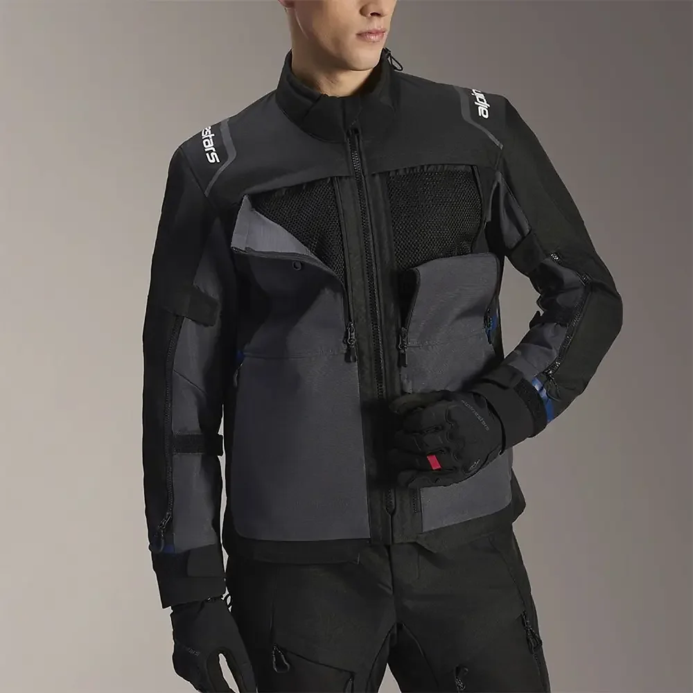 Primer plano de la construcción y material del CUSCO DRYSTAR® / Chaqueta Alpinestars - Moto Garage Miami
