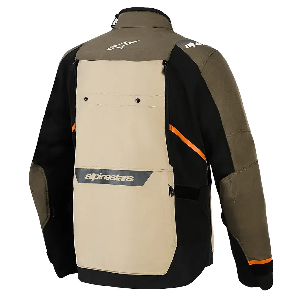 Vista frontal y diseño de calota del CUSCO DRYSTAR® / Chaqueta Alpinestars - Moto Garage Miami
