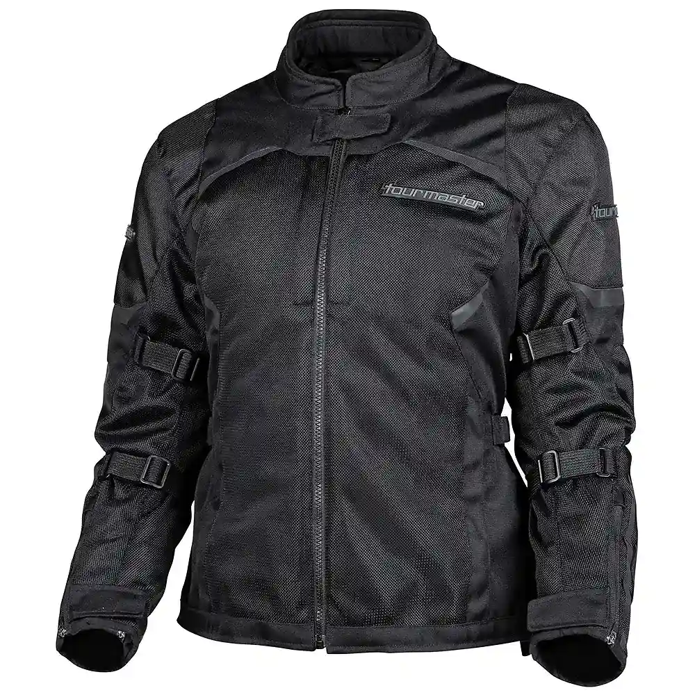 Materiales y estética visual de la versión Negro, XL del INTAKE AIR (Mujer) Chaqueta - Moto Garage Miami