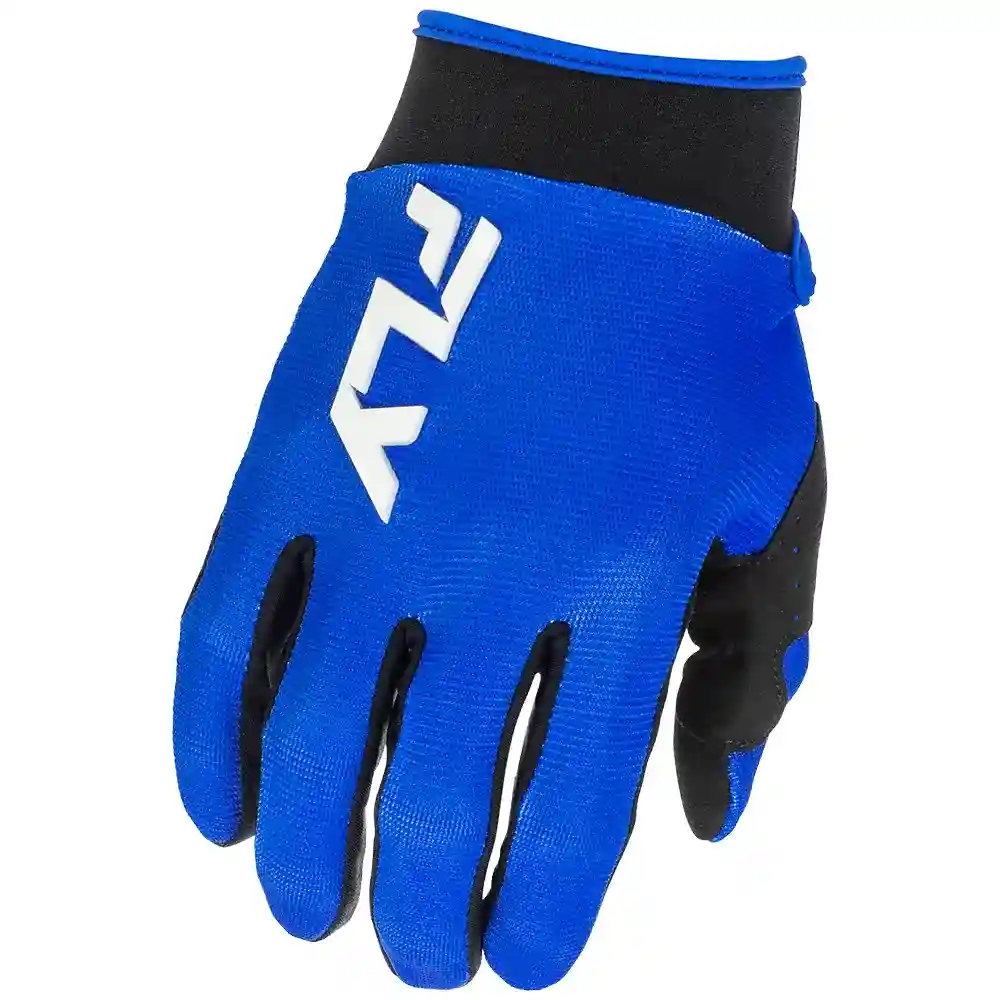Materiales y estética visual de la versión Azul/Blanco, 3XL del PRO F-16 / Guantes MX - Moto Garage Miami