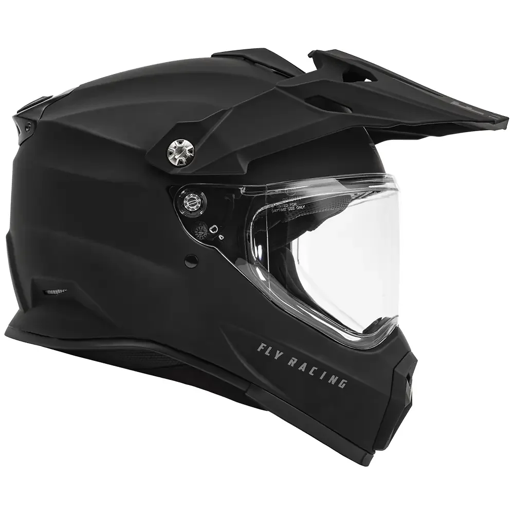 Perfil aerodinámico y sistema de ventilación del TREKKER Sólido Casco Fly Racing - Moto Garage Miami