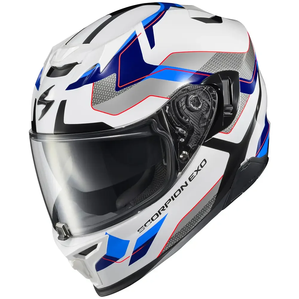 Acabado de fábrica en color Blanco/Azul, 2XL para el EXO-T520 ZUSE Casco EXO - Moto Garage Miami