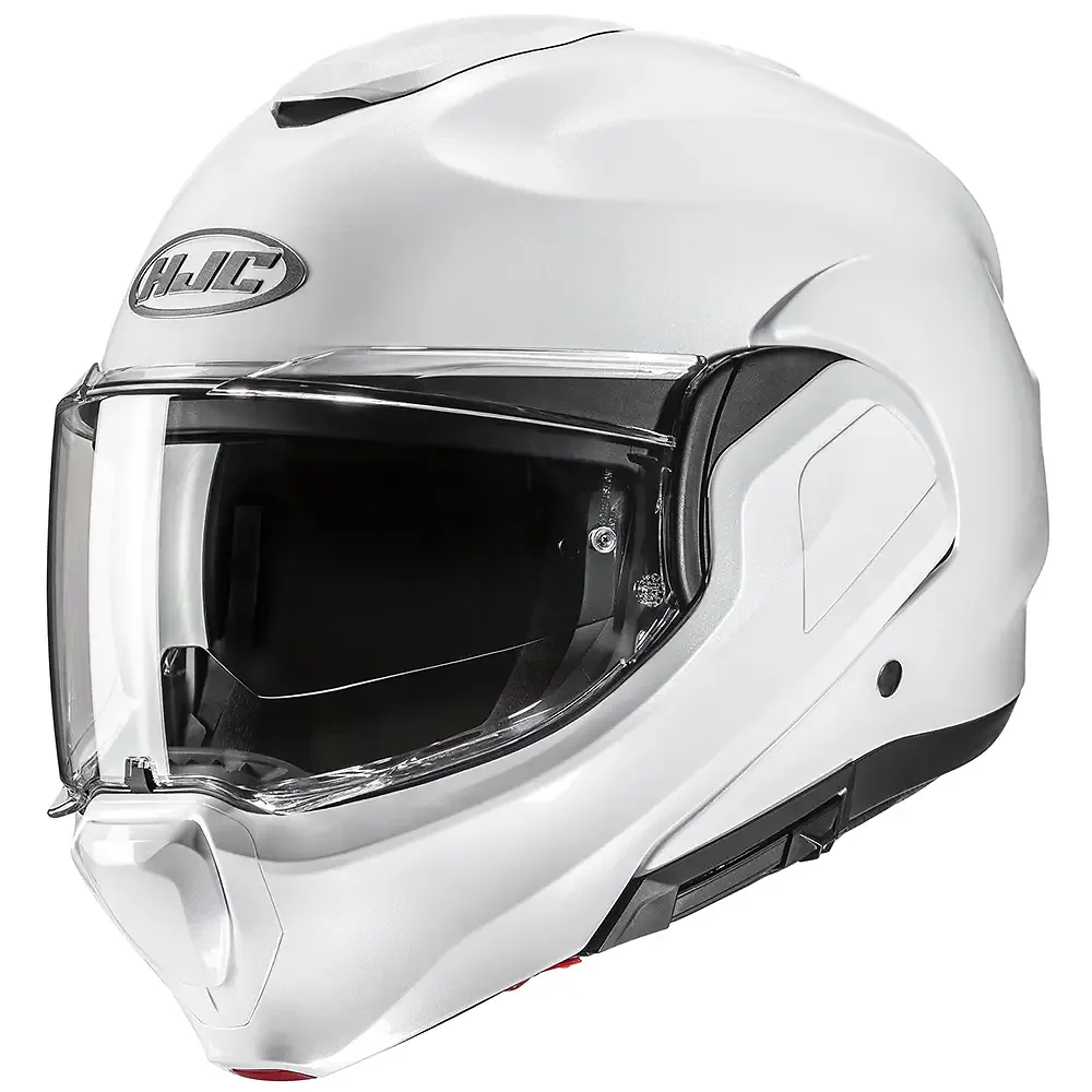 Detalle de pintura y diseño en tonalidad Blanco, 2XL del F100 / Casco - Moto Garage Miami