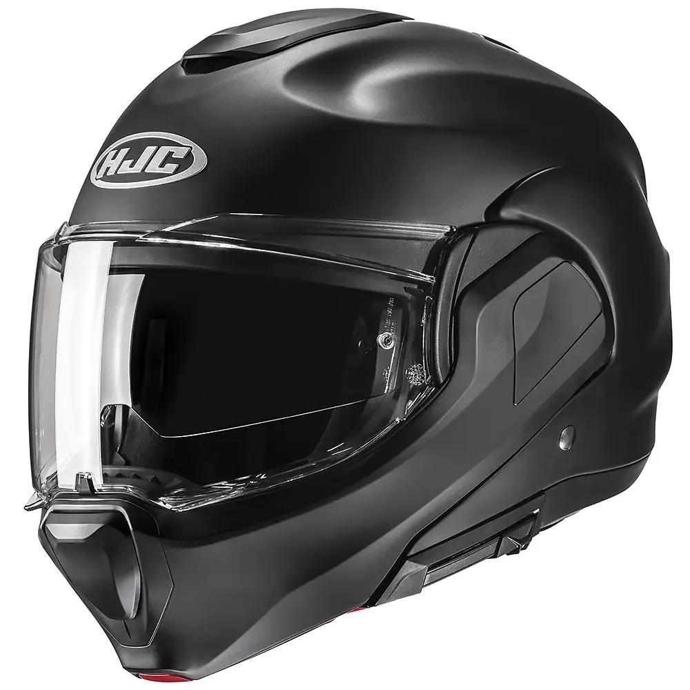 Materiales y estética visual de la versión Negro Mate, 2XL del F100 / Casco - Moto Garage Miami