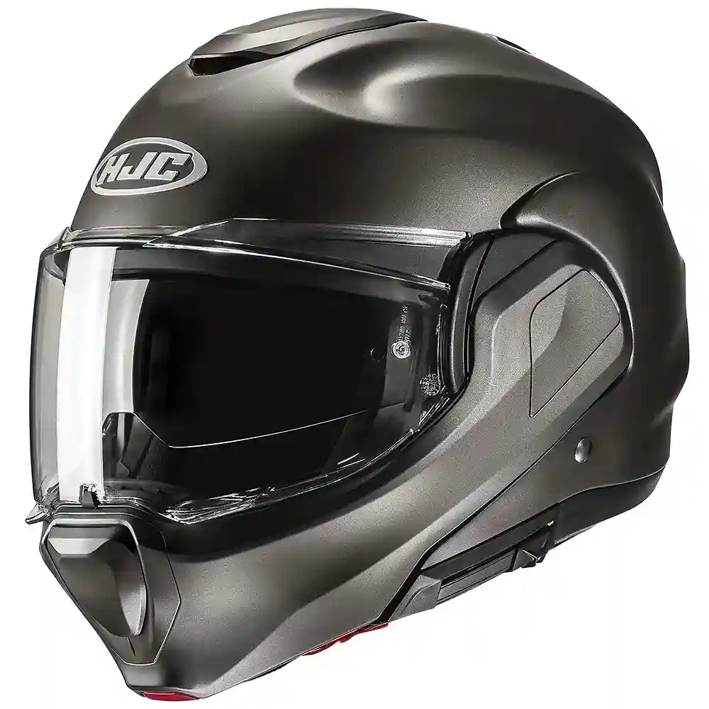 Toma estructural y acabado gráfico Titanium Mate, 2XL del modelo F100 / Casco - Moto Garage Miami